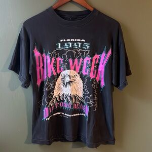 Bike Week Vintage T-Shirt Daytona Beach, FL 1995 54th Anniversary by Big Deal